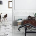 Fontana Matt White Marble Tiles