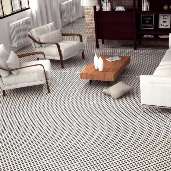 Modern Black and White Tiles