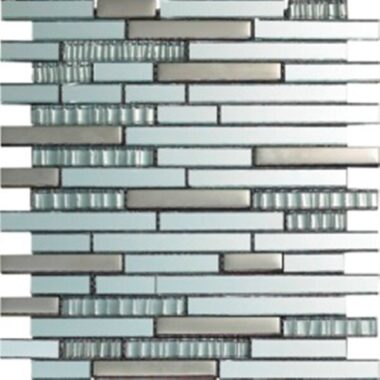 Reflections Silver Metallic Mosaic Tiles