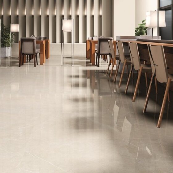 Tessino Ivory Porcelain Rectified Tiles