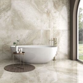 Leyte Porcelain Beige Marble Tiles