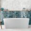 Provence Square Blue Tiles - Square bathroom tiles