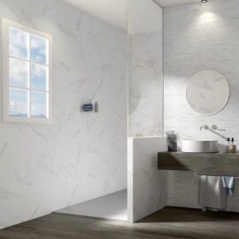 Rimini Marble Style Tiles - Matt - Room Setting