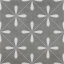 Waterloo Black and White Geometric Tiles - Room Setting