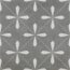 Waterloo Black and White Geometric Tiles - Room Setting