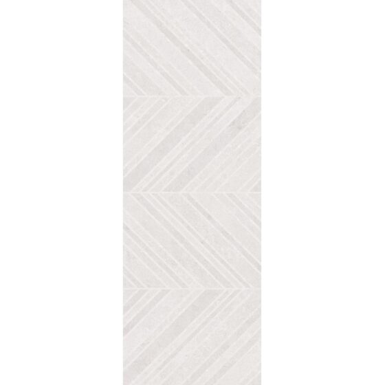 Derry Pearl Grey Chevron Wall Tiles - 2