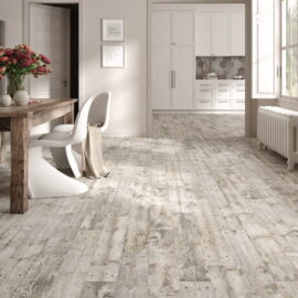 Tarima Grey Distressed Wood Effect Tiles