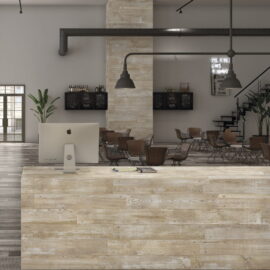 Portofino Sand Rustic Wood Effect Tiles