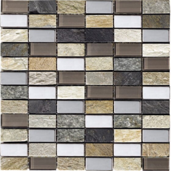 Myka Natural Stone Mosaic Wall Tiles