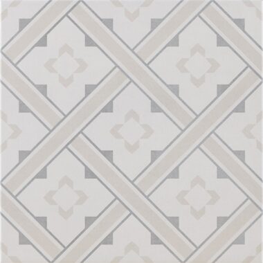 Kilburn Grey and White Patterned Tiles
