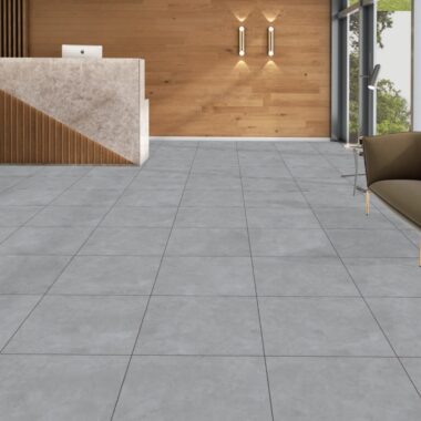 Zett Graphite Grey Floor Tiles 600x600