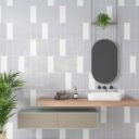 London 300X100 White Tiles - Gloss - Room Setting