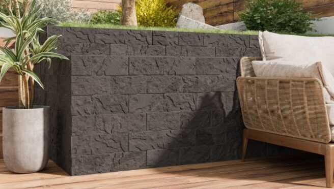 Ordesa Stone Effect Anthracite Wall Tiles